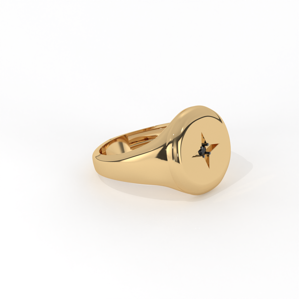 Star Signet Ring