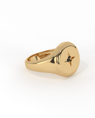 Star Signet Ring