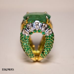 Zambian Emerald Majestic Ring