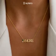 Love Charm Diamond Pendant with Chain