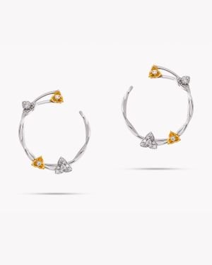 Love Petal Diamond Earrings