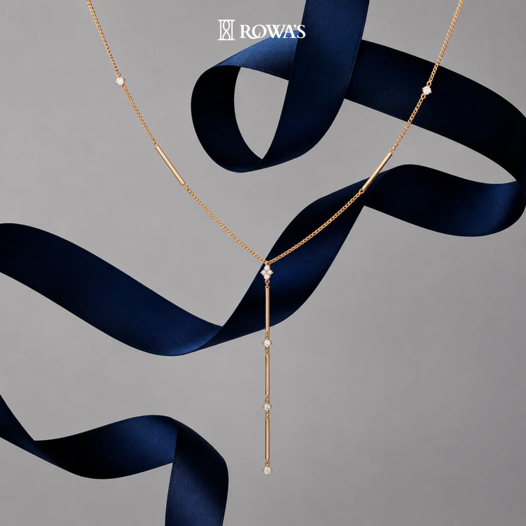 Sleek Chain with Diamonds