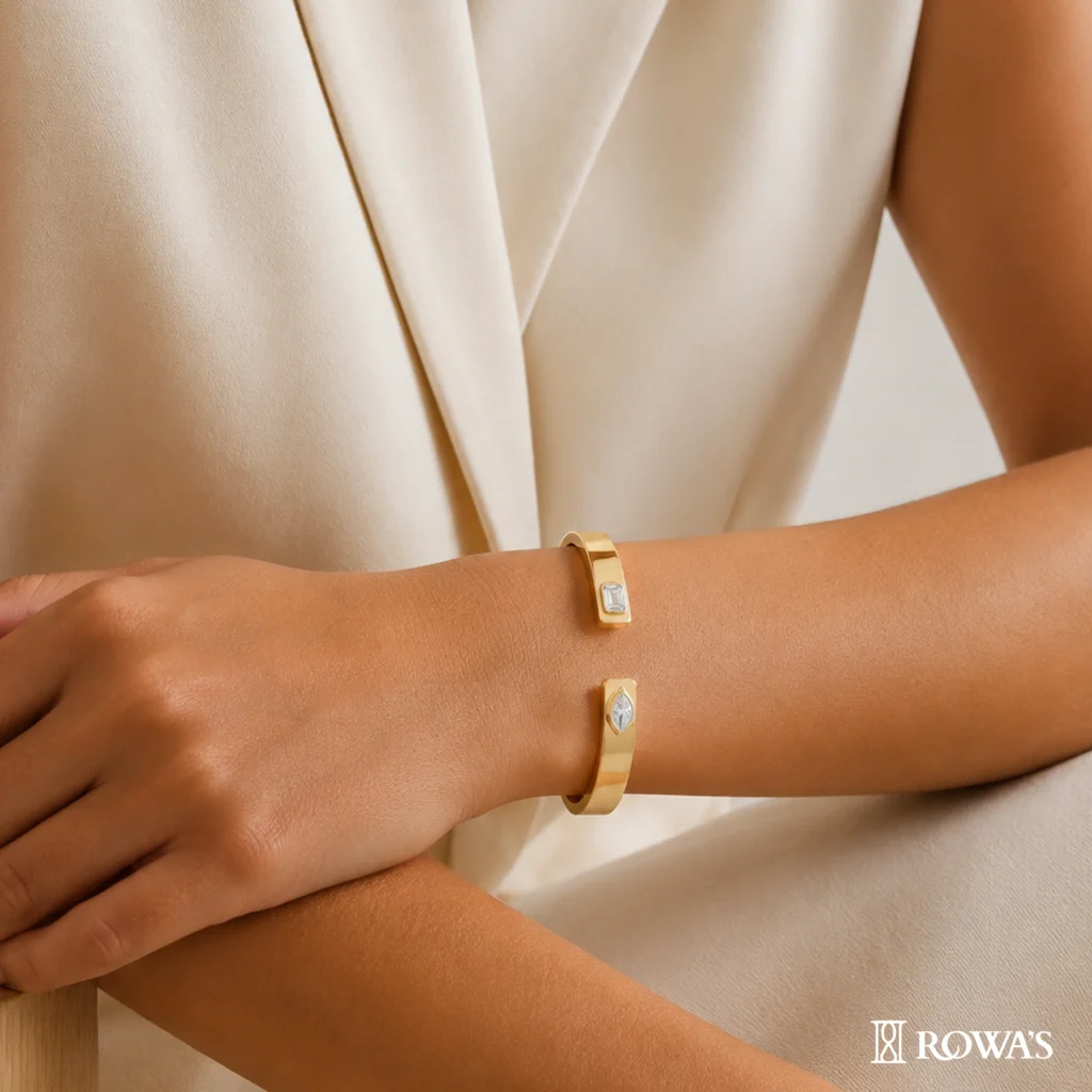 Twin Sparkle Diamond Minimalist Bracelet