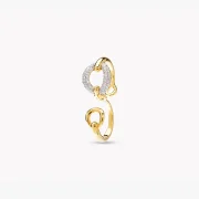 executive elegance two finger diamond ring