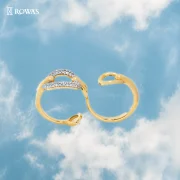 executive elegance two finger diamond ring