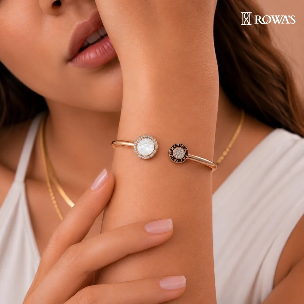 Corporate Eclipse Bracelet with Mother of Pearl