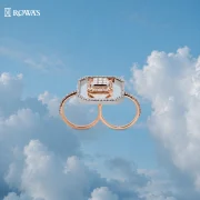 Power Grid Two Finger Diamond Ring