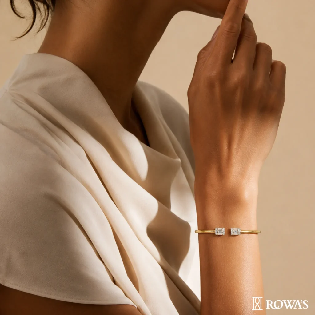 Subdued Sparkle Minimalist Diamond Bracelet