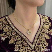 Trinity Pendant In Pink and Yellow Fancy Colored Diamonds