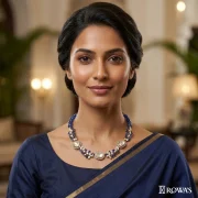 Aurora Majestic Necklace with Uncut Diamonds