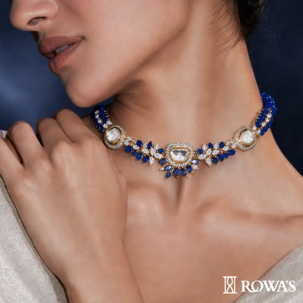 Aurora Majestic Necklace with Uncut Diamonds