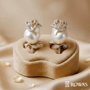 Blush Rose Pearl Earrings