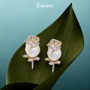 Blush Rose Pearl Earrings