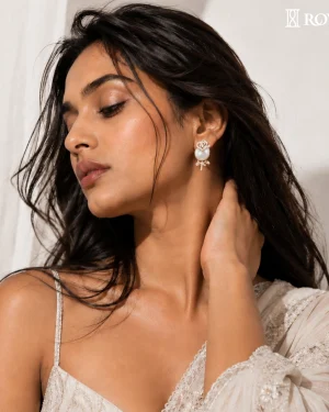 Blush Rose Pearl Earrings