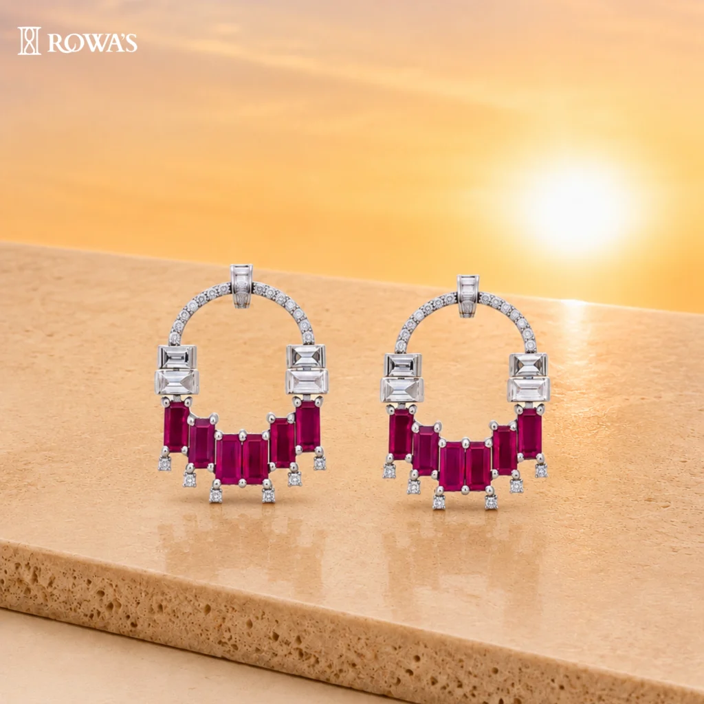 Contemporary Ruby Elegance