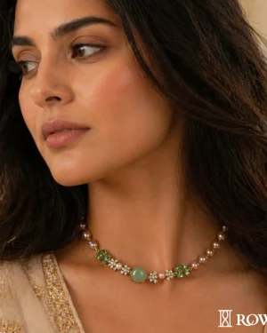 Emerald Pearl Necklace