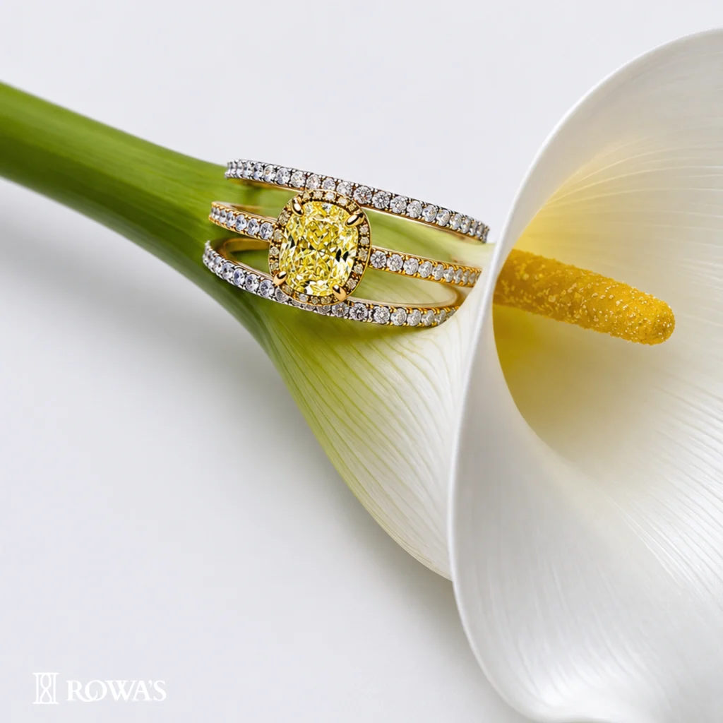 Golden Horizon Fancy Yellow Diamond Ring