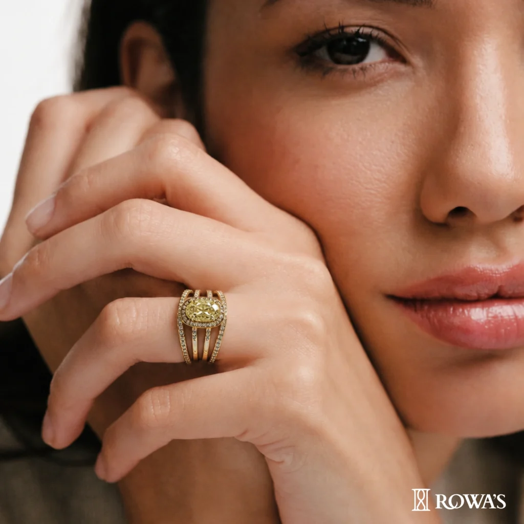 Golden Horizon Fancy Yellow Diamond Ring