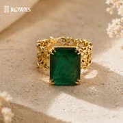 Imperial Emerald Ring Rowas