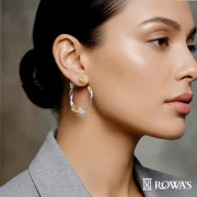 Love Petal Diamond Earrings