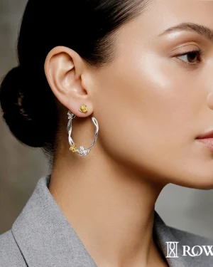 Love Petal Diamond Earrings