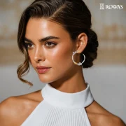 Love Petal Diamond Earrings