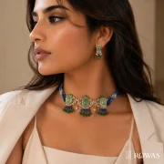 Regal Tapestry Emerald Choker