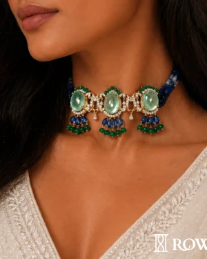 Regal Tapestry Emerald Choker