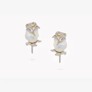 Blush Rose Pearl Earrings