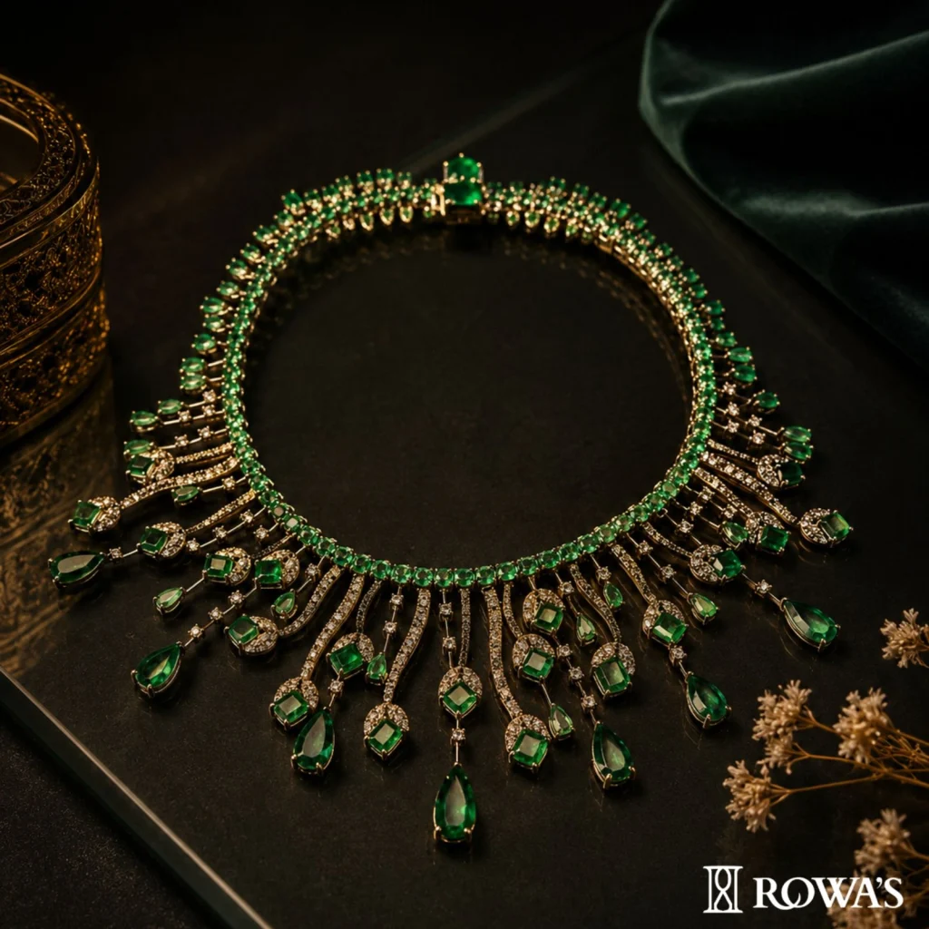 Grand Emerald Regal Splendor Necklace
