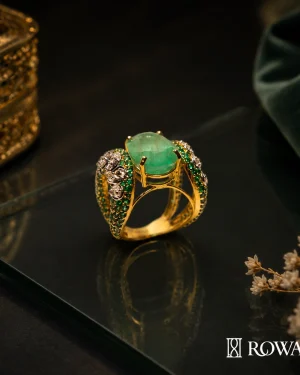 Zambian Emerald Majestic Ring