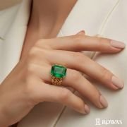 Zambian Emerald Majestic Ring