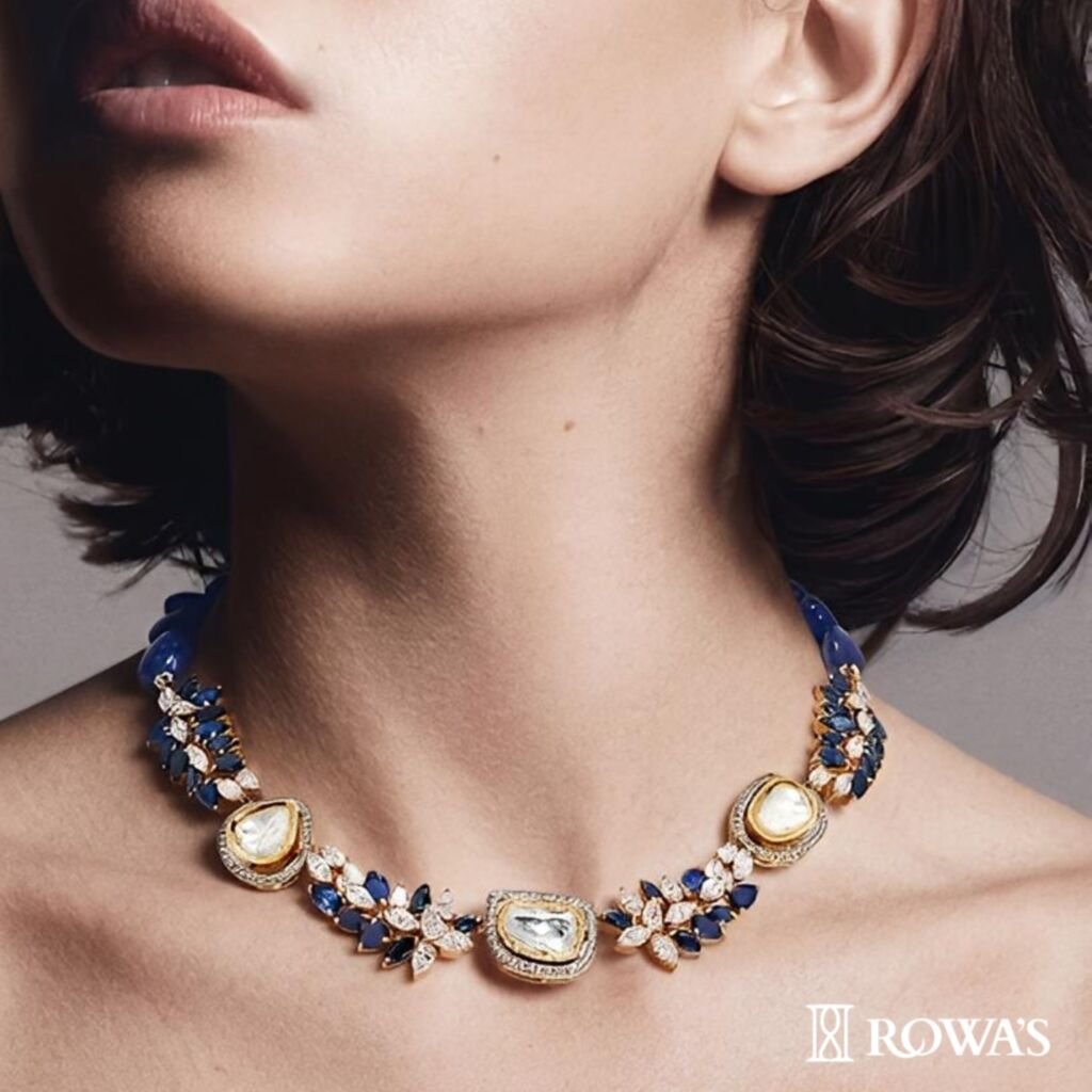 Aurora Majestic Necklace with Uncut Diamonds