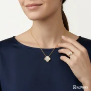 Ethereal Bloom Diamond Pendant with Chain