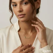 Love Charm Diamond Pendant with Chain