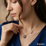 Love Charm Diamond Pendant with Chain