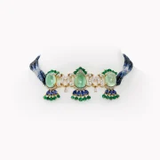Regal Tapestry Emerald Choker