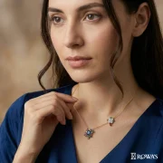 Love Charm Diamond Pendant with Chain