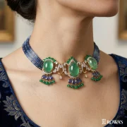 Regal Tapestry Emerald Choker
