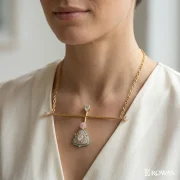 Mughal Enamel Elegance Diamond And Uncut Necklace