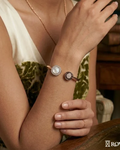 Corporate Eclipse Bracelet with Mother of Pearl