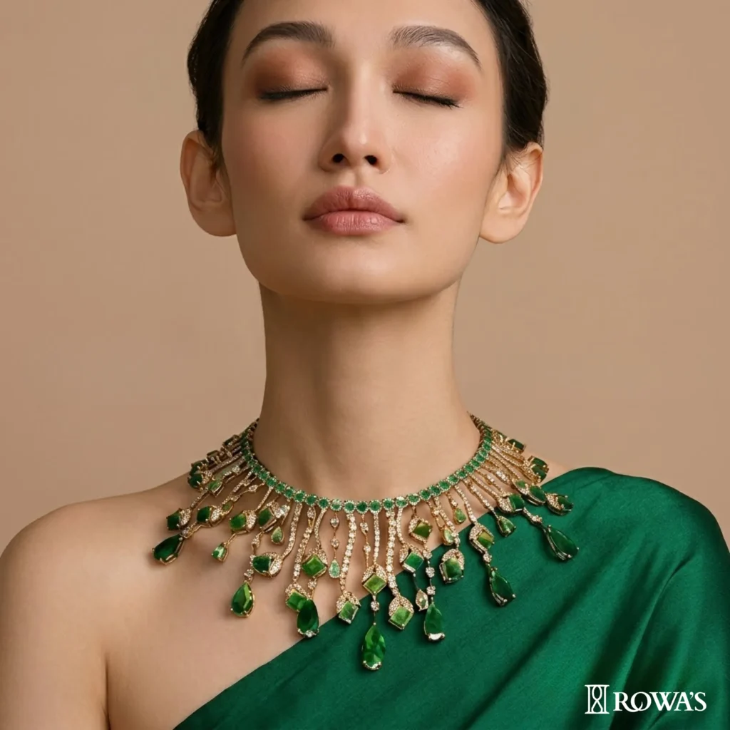 Grand Emerald Regal Splendor Necklace