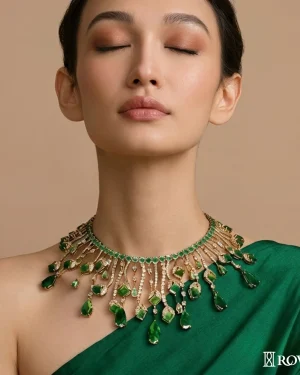 Grand Emerald Regal Splendor Necklace