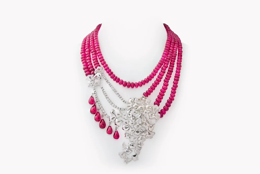 Garden of Eden Necklace in Rosecut Diamonds