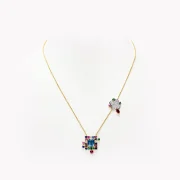 Love Charm Diamond Pendant with Chain
