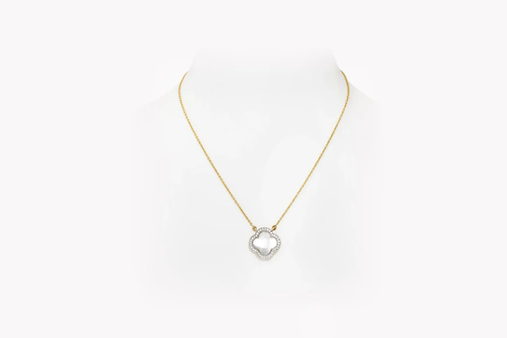 Ethereal Bloom Diamond Pendant with Chain