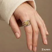 Golden Horizon Fancy Yellow Diamond Ring