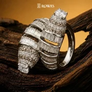 Modern Majesty Solitaire Rosecut Diamond Ring