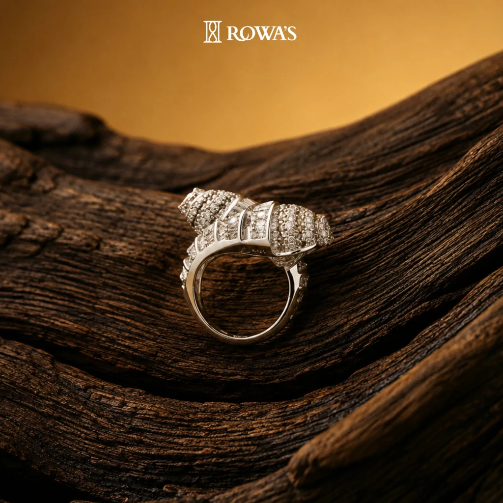 Modern Majesty Solitaire Rosecut Diamond Ring